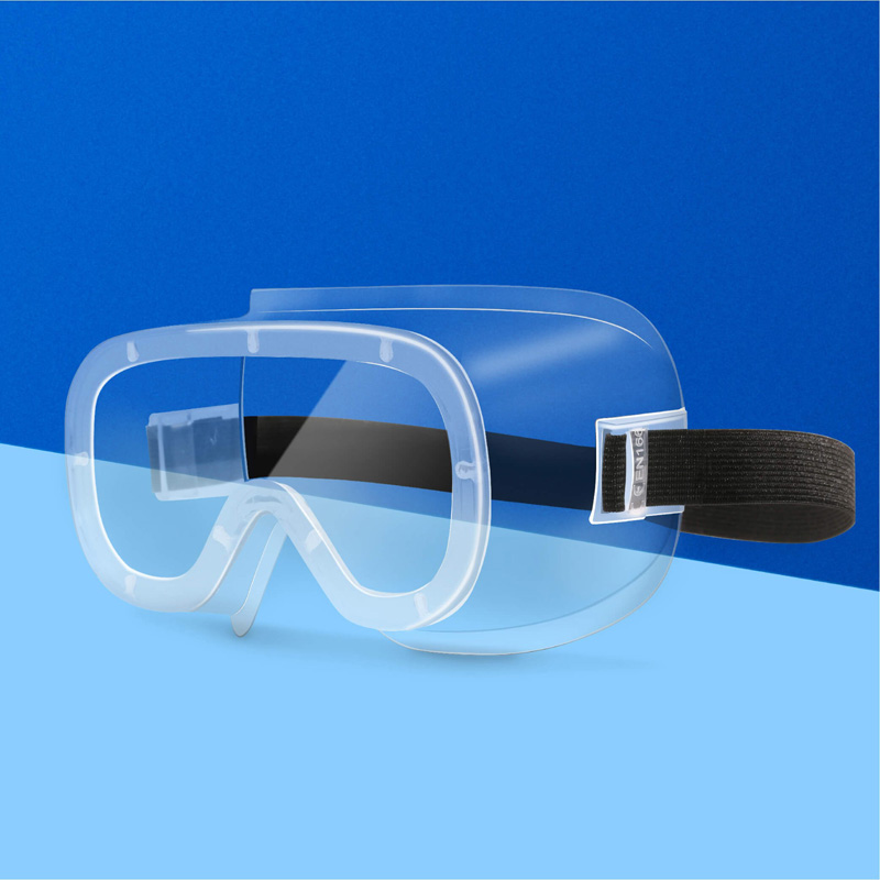 Anti Virus Anti Impact PVC Protective Adjustable SafetyGoggles